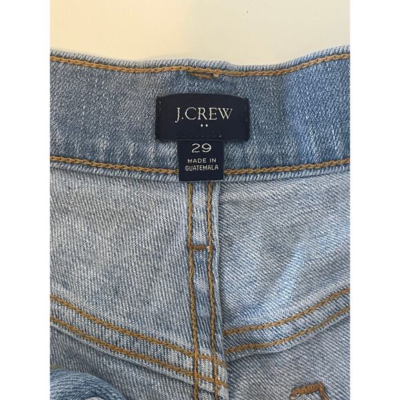 J. Crew High-rise midlength denim short in harbor wash - Picture 6 of 10